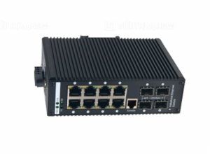 Switch công nghiệp 8 ports 10/100/1000 PoE 4 ports SFP managed
