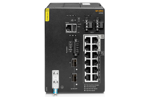 Switch công nghiệp Aruba 4100i 12-port 1GbE (8-port Class 4 POE and 4-port Class 6 POE) 2-port SFP+ DIN Mount Switch | JL817A