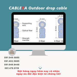 cáp quang outdoor drop cable